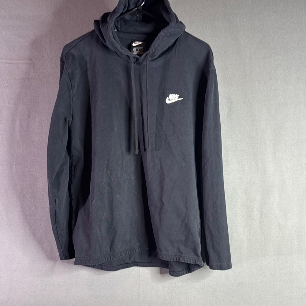 Nike Men's Black Hoodie hundred‎ percent cotton size large